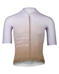 POC Kurzarm Fahrradtrikot - PRISTINE PRINT - Braun/Lila