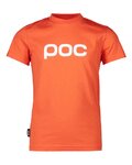 POC Kurzarm Fahrrad-Shirt - TEE - Orange