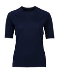 POC Kurzarm Fahrrad-Shirt - LIGHT MERINO - Blau