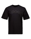 POC Kurzarm Fahrrad-Shirt - TEE - Schwarz