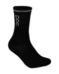 POC Klassische Fahrradsocken - THERMAL - Schwarz/Grau