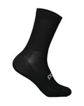 POC Klassische Fahrradsocken - ZEPHYR MERINO - Schwarz