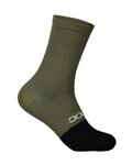 POC Klassische Fahrradsocken - FLAIR - Schwarz/Grün