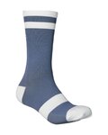 POC Klassische Fahrradsocken - LURE MTB - Blau/Weiß