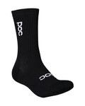 POC Klassische Fahrradsocken - ESSENTIAL ROAD KID - Schwarz