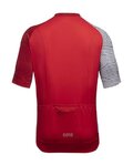 GORE Kurzarm Fahrradtrikot - C5 - Rot/Weiß