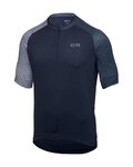GORE Kurzarm Fahrradtrikot - C5 - Blau/Weiß