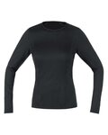 GORE Langarm Fahrrad-Shirt - M WMN BL THERMO LS - Schwarz
