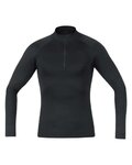 GORE Langarm Fahrrad-Shirt - M BL THERMO TURTLENECK - Schwarz