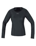 GORE Langarm Fahrrad-Shirt - M GWS BL - Schwarz