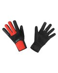 GORE Langfinger-Fahrradhandschuhe - M GWS THERMO - Rot/Schwarz