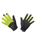 GORE Langfinger-Fahrradhandschuhe - C5 GTX - Gelb/Schwarz