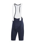 GORE Kurze Fahrradhose mit Trägern - C3 - Blau/Weiß