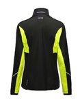 GORE Winddichte Fahrradjacke - R3 PARTIAL GTX - Schwarz/Gelb