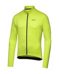 GORE Langarm Fahrradtrikot für den Winter - C3 THERMO - Gelb