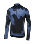 GORE Langarm Fahrradtrikot für den Winter - C3 THERMO - Blau