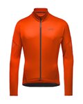 GORE Langarm Fahrradtrikot für den Winter - C3 THERMO - Orange