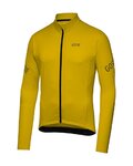 GORE Langarm Fahrradtrikot für den Winter - C3 THERMO - Gelb
