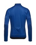 GORE Langarm Fahrradtrikot für den Winter - C3 THERMO - Blau