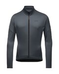 GORE Langarm Fahrradtrikot für den Winter - C3 THERMO - Anthrazit