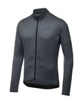 GORE Langarm Fahrradtrikot für den Winter - C3 THERMO - Anthrazit