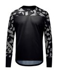 GORE Langarm Fahrrad-Shirt - TRAILKPR - Schwarz/Grau