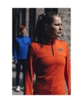 GORE Langarm Fahrrad-Shirt - EVERYDAY THERMO 1/4-ZIP WMN - Orange