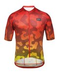 GORE Kurzarm Fahrradtrikot - RAIN CAMO - Orange/Gelb
