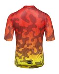 GORE Kurzarm Fahrradtrikot - RAIN CAMO - Orange/Gelb