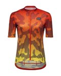 GORE Kurzarm Fahrradtrikot - RAIN CAMO WMN - Orange/Gelb