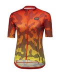 GORE Kurzarm Fahrradtrikot - RAIN CAMO WMN - Orange/Gelb