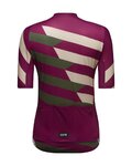 GORE Kurzarm Fahrradtrikot - SIGNAL CHAOS - Lila/Grau