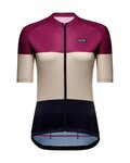 GORE Kurzarm Fahrradtrikot - SPIRIT STRIPES - Lila/Schwarz/Beige