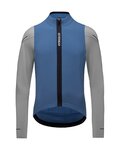 GORE Langarm Fahrradtrikot für den Winter - SPINSHIFT THERMO - Blau/Grau