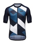 GORE Kurzarm Fahrradtrikot - SPIRIT SIGNAL - Blau/Weiß