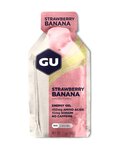 GU Ernährung für Radfahrer - ENERGY GEL 32 G STRAWBERRY BANANA