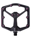 CRANKBROTHERS Pedale - STAMP 7 Large - Schwarz/Rosa