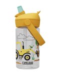 CAMELBAK Fahrrad-Wasserflasche - THRIVE FLIP STRAW KIDS 0,4l - Transparent/Gelb