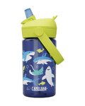 CAMELBAK Fahrrad-Wasserflasche - THRIVE FLIP STRAW KIDS 0,4l - Blau/Gelb