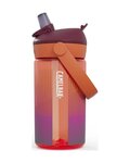 CAMELBAK Fahrrad-Wasserflasche - THRIVE FLIP STRAW KIDS 0,4 l - Orange/mehrfarbig