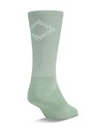 GIRO Klassische Fahrradsocken - COMP RACER HIGH RISE - Hellgrün