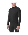 GIRO Langarm Fahrradtrikot für den Winter - CHRONO THERMAL - Schwarz