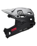 BELL Fahrradhelm - SUPER DH - Grau/Schwarz