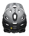 BELL Fahrradhelm - SUPER DH - Grau/Schwarz