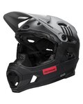 BELL Fahrradhelm - SUPER DH - Grau/Schwarz