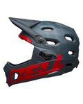 BELL Fahrradhelm - SUPER DH - Grün/Rot