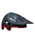 BELL Fahrradhelm - SUPER DH - Grün/Rot
