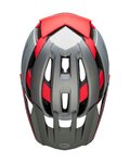 BELL Fahrradhelm - SUPER AIR R SPHERICAL - Grau/Rot