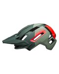 BELL Fahrradhelm - SUPER AIR R SPHERICAL - Grün/Rot