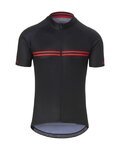 GIRO Kurzarm Fahrradtrikot - CHRONO SPORT - Schwarz/Rot